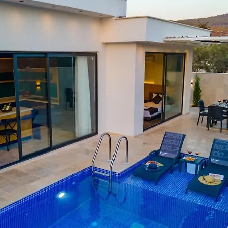 빌라 Patara 2 Bedroom Secluded With Private Pool Hot Tub 칼칸
