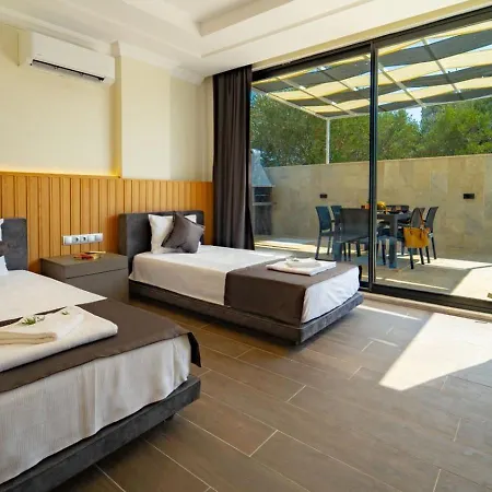 Patara 2 Bedroom Secluded With Private Pool Hot Tub Вилла Калкан