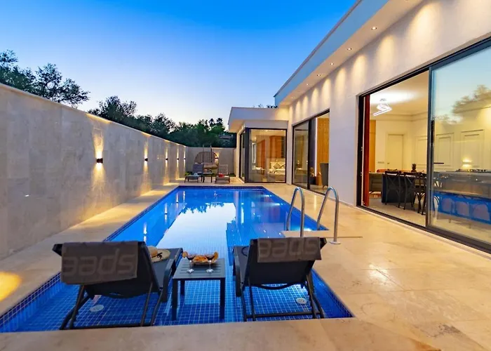 Patara 2 Bedroom Secluded With Private Pool Hot Tub * 칼칸