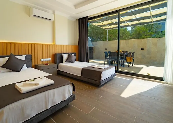 Patara 2 Bedroom Secluded With Private Pool Hot Tub 빌라 칼칸